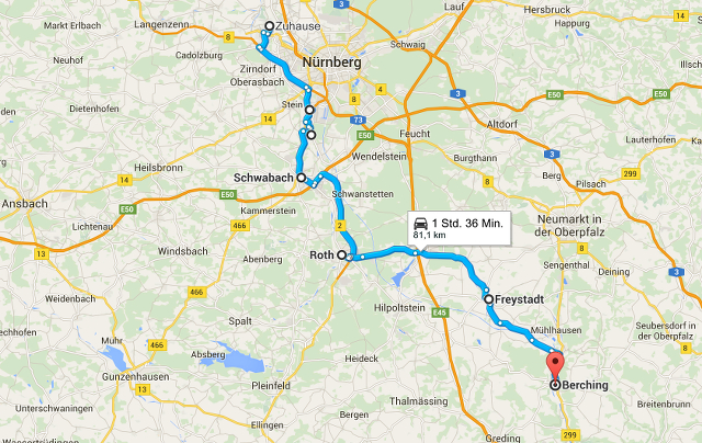 Google-Maps Bild mit Tour