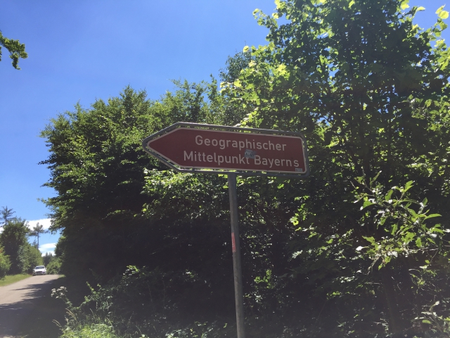 Wegweiser zum Mittelpunkt