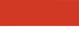 Flagge von Indonesien